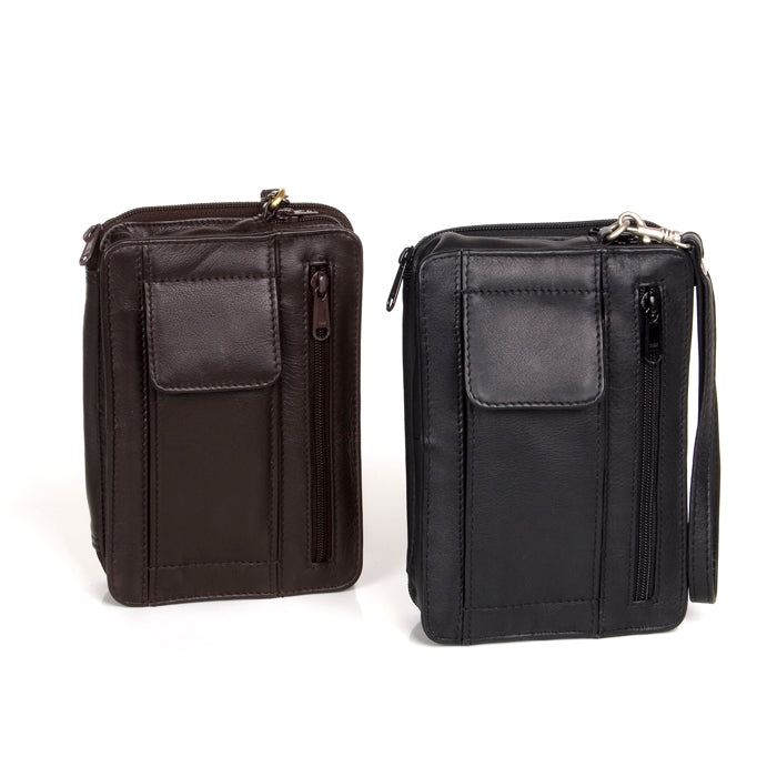 Max - Leather handy wrist bag | TL8075 | Tuscany Leather – San Rocco Italia