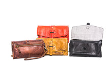 'Amelia' - Soft Leather Wallet/Clutch with Two Way Straps
