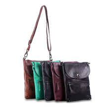 'Tayla' - Soft Leather Slimline Sling Bag