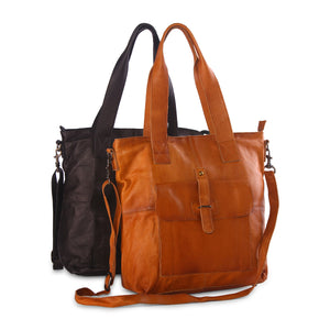 'Ava' - Light Weight Leather Tote